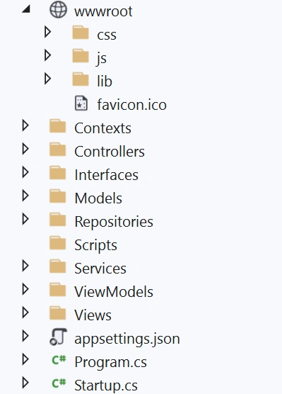 Building ASP.Net Core Web Application with Dependency Injection passing objects between Layers