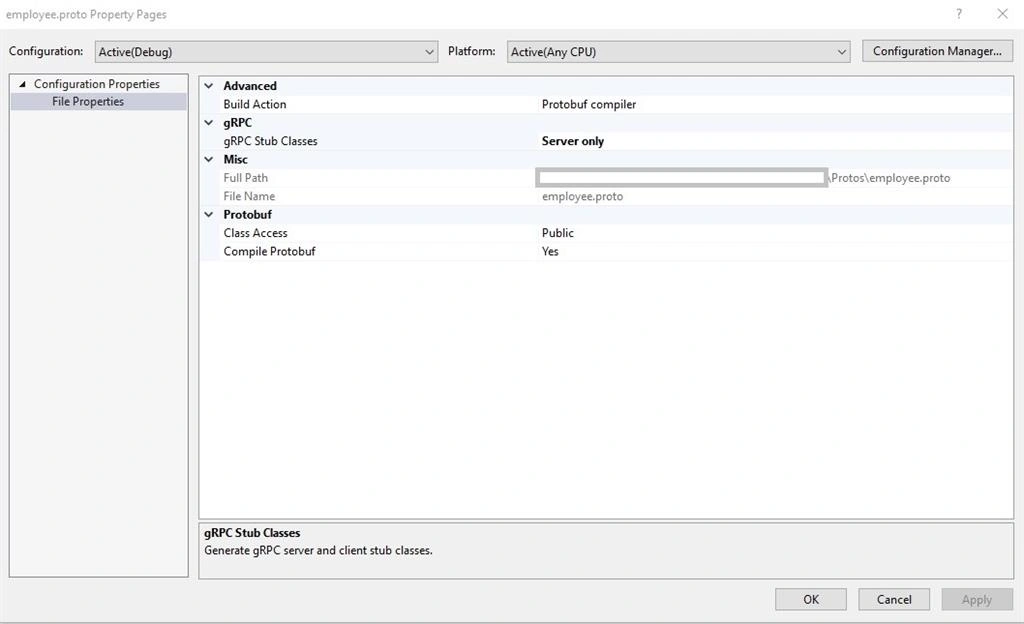 Building gRPC Solutions Using Visual Studio 2019