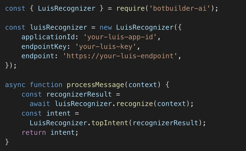 Example integration in Node.js