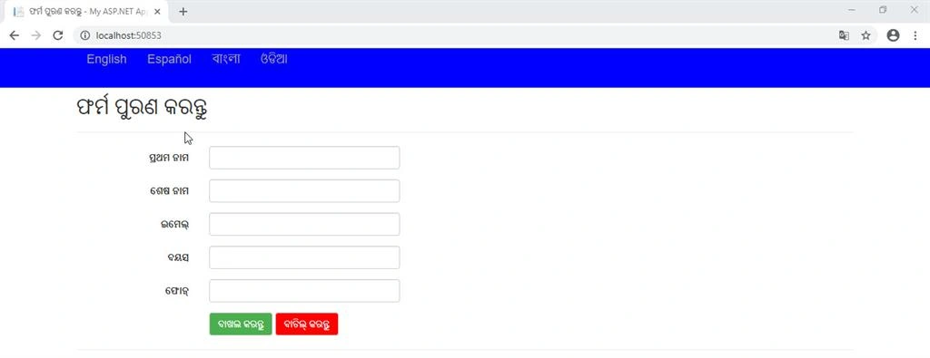 Building 🏗️ Multilingual Web Application Using .NET