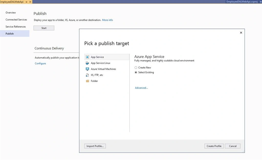 Building The .NET Cloud Application