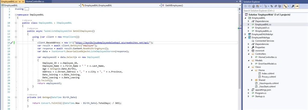 Building The .NET Cloud Application