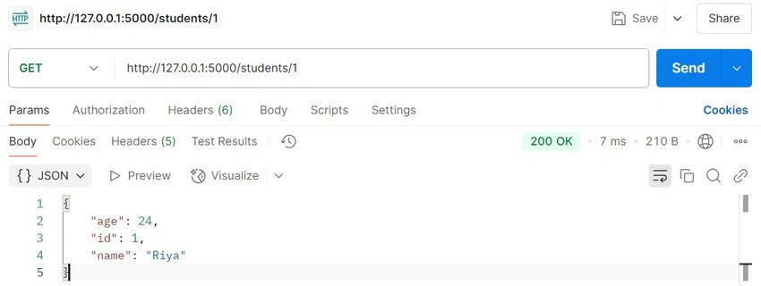 Single student read
