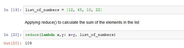 Built-In Functions In Python - Map() And Reduce()