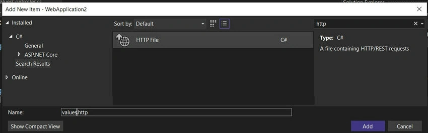 HTTP File