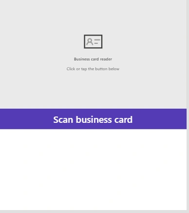 Business Card Reader Using AI Builder In PowerApps