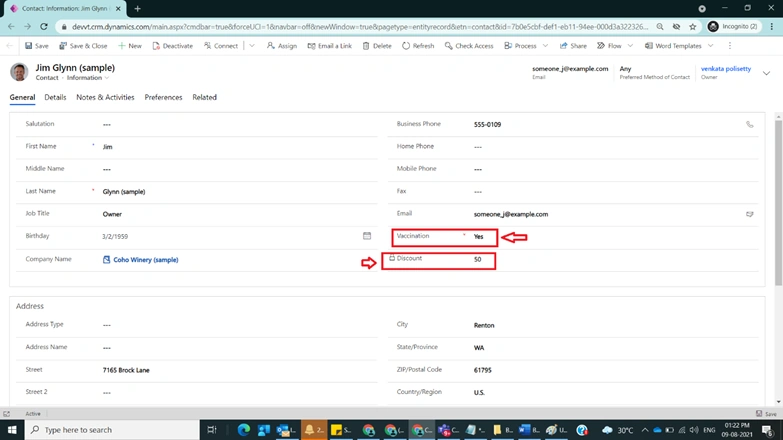 Business Rules with Actions Lock,Unlock and Show Error Message