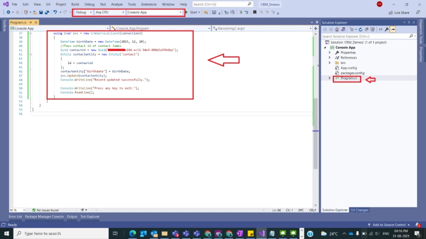 Business Rules with Entity Scope and Custom Code Execution
