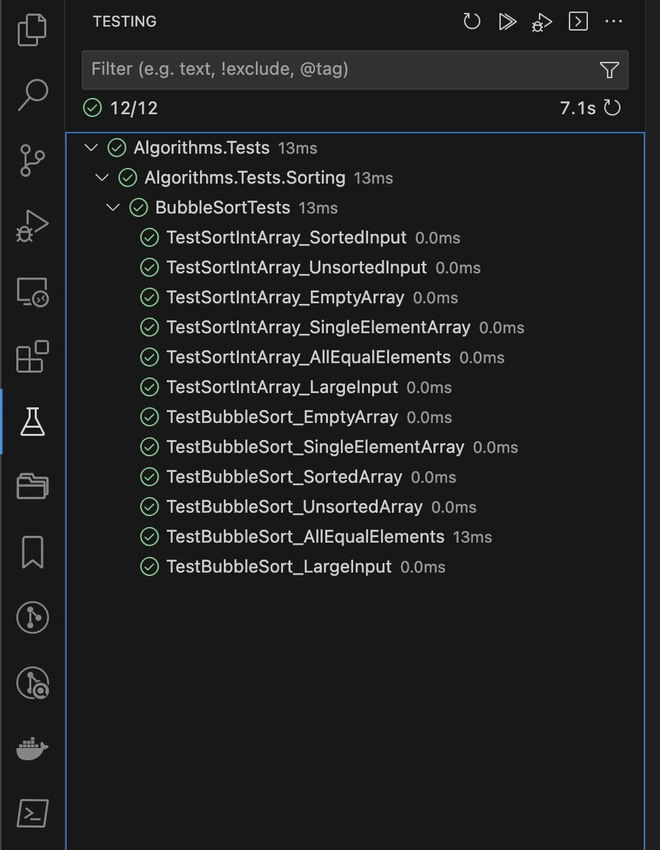 Test Explorer