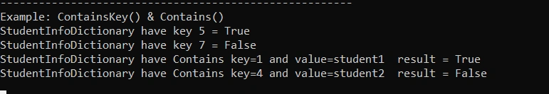 C# Dictionary <TKey, TValue />