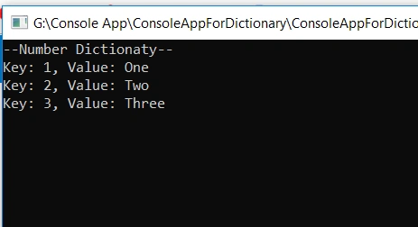 C# Dictionary <TKey, TValue />