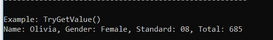 C# Dictionary <TKey, TValue />