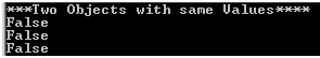 Output object