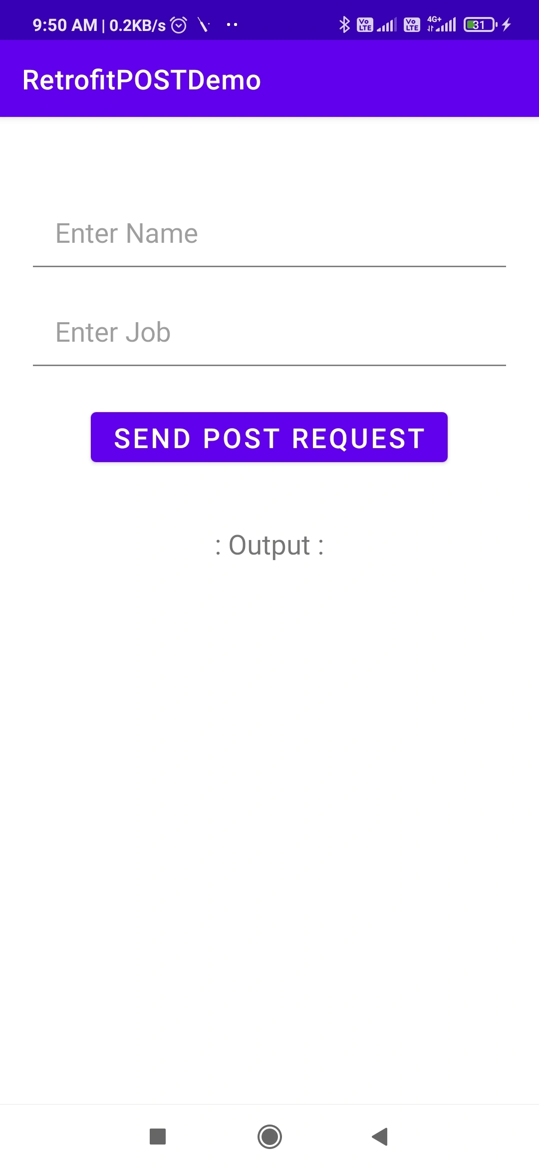 Call POST API in Android Using Retrofit