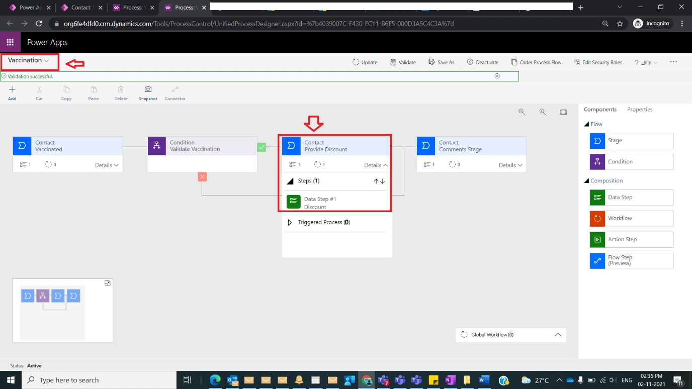 Call Workflow From BPF in Dynamics CRM Figure 2