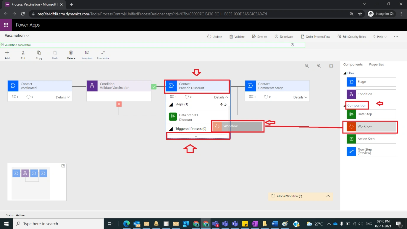 Call Workflow From BPF in Dynamics CRM Figure 3