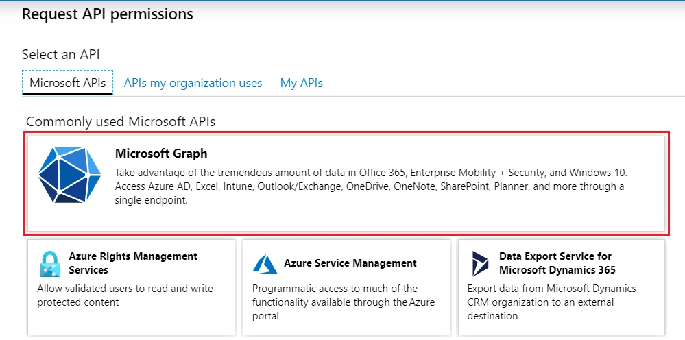 Microsoft APIs