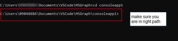 Calling Graph API via Console Application using .Net 5