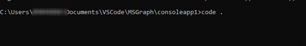 Calling Graph API via Console Application using .Net 5