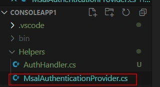 Calling Graph API via Console Application using .Net 5