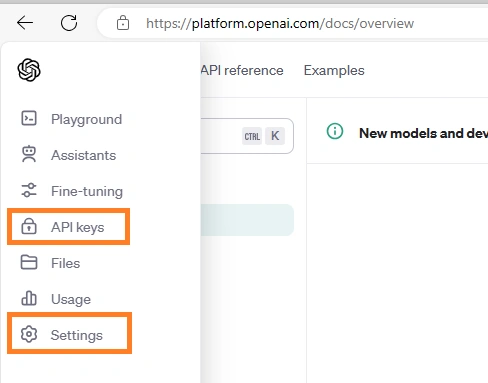 API Keys
