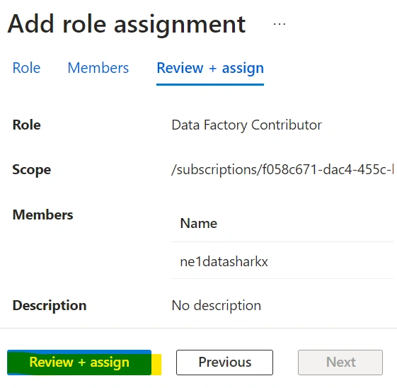 Review + Assign