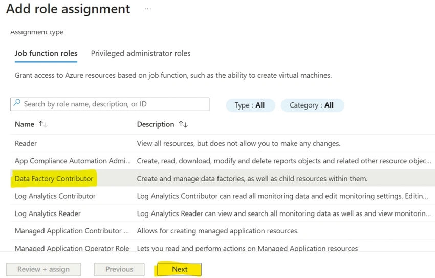 Add role assignment