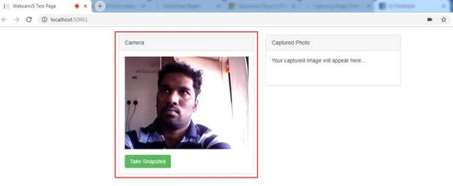 Capturing Image from Web Cam