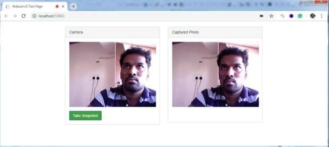 Capturing Image from Web Cam