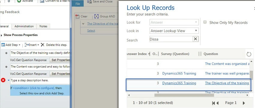 Look Up records