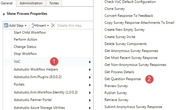 Show process properties