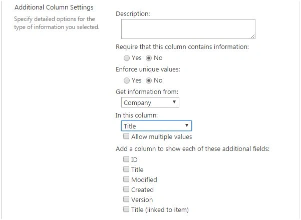 Add the two look up column
