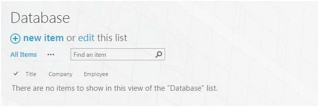list view