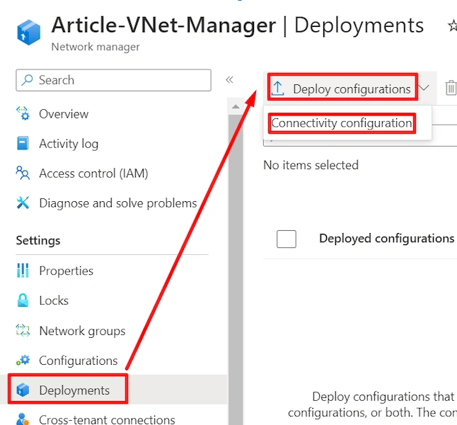 Deploy configuration