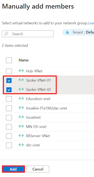 Manually add members