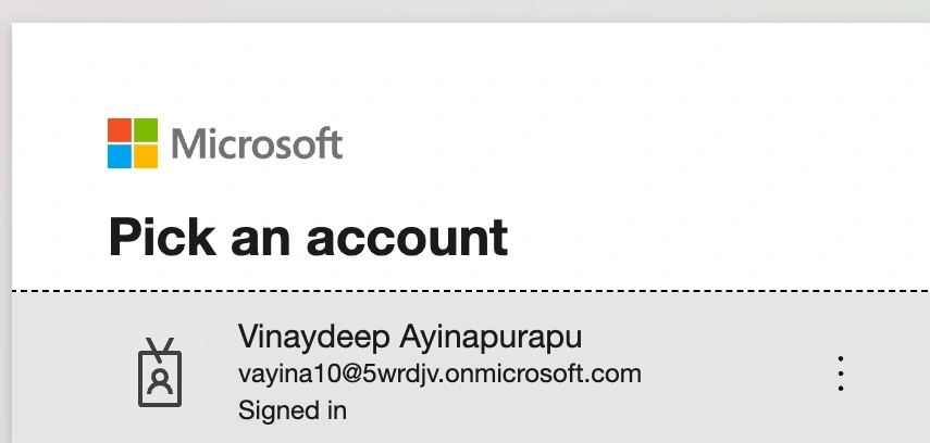 Microsoft account