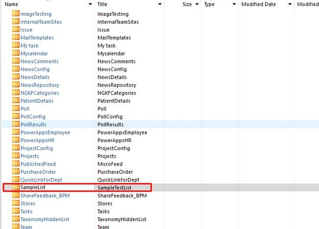 SharePoint name