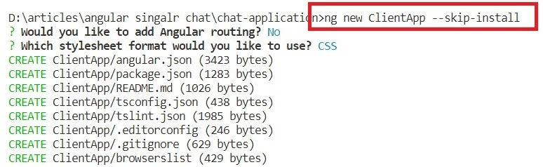 Add Angular
