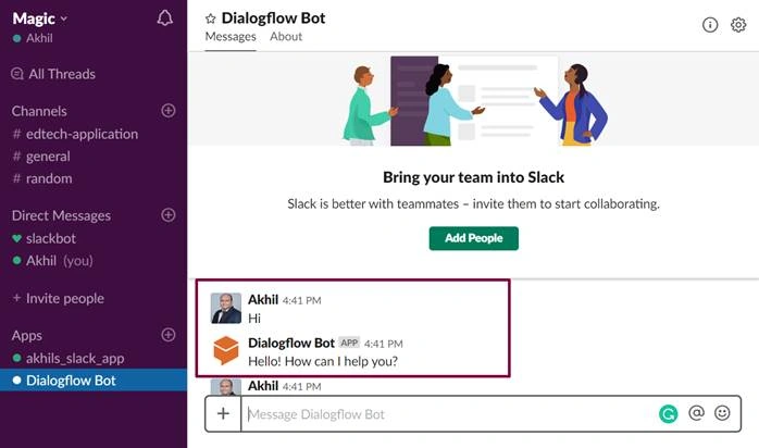 Chatbot Using Microsoft's Bot Framework And Dialog Flow API