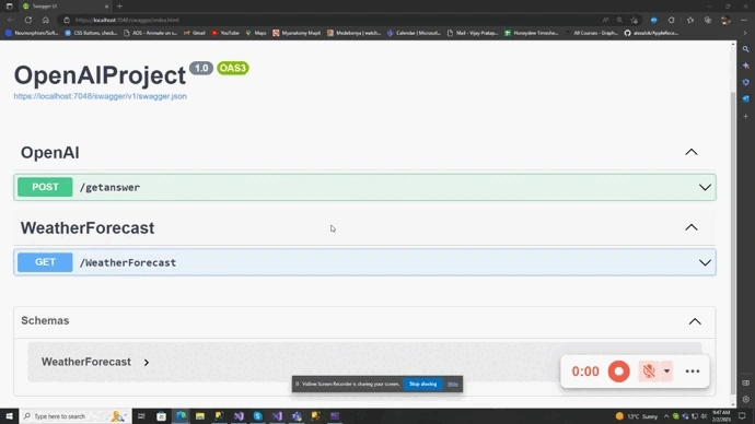 ChatGPT in ASP.NET Core Web API