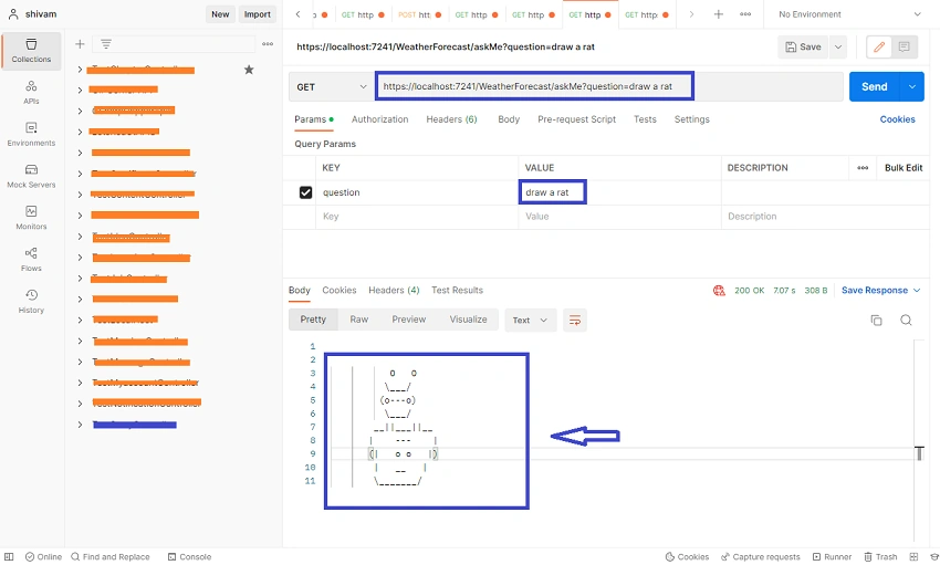 Chat GPT In .NET 7 API And Testing With Postman