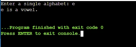 Vowel and consonant checker in Java