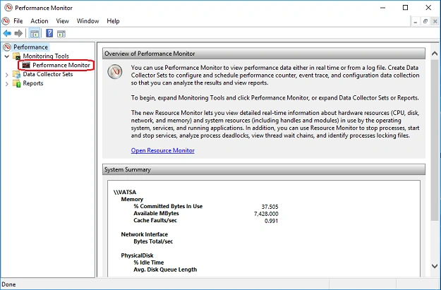 Performanc Monitor