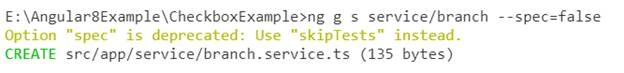 CheckBox Example In Angular 8 Using Web API And SQL Server