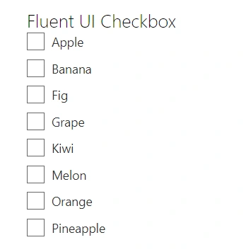 Checkbox Grouping In SPFx