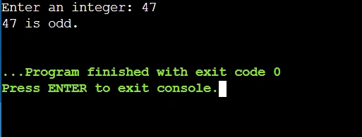 Even-odd number with Ternary Operator using Java With Code