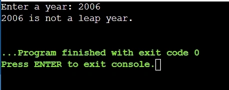 Leap Year checker in Java