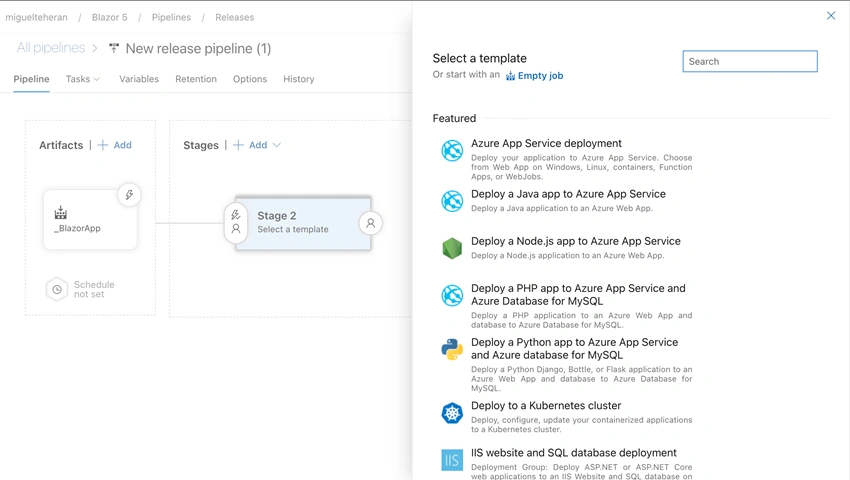 CI/CD for Blazor applications in Azure Devops