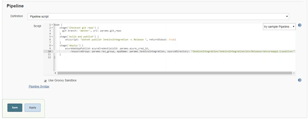 CI/CD Of ASP.NET Core Application On Azure Using Jenkins Azure Pipeline