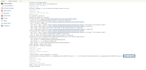 CI/CD Of ASP.NET Core Application On Azure Using Jenkins Azure Pipeline